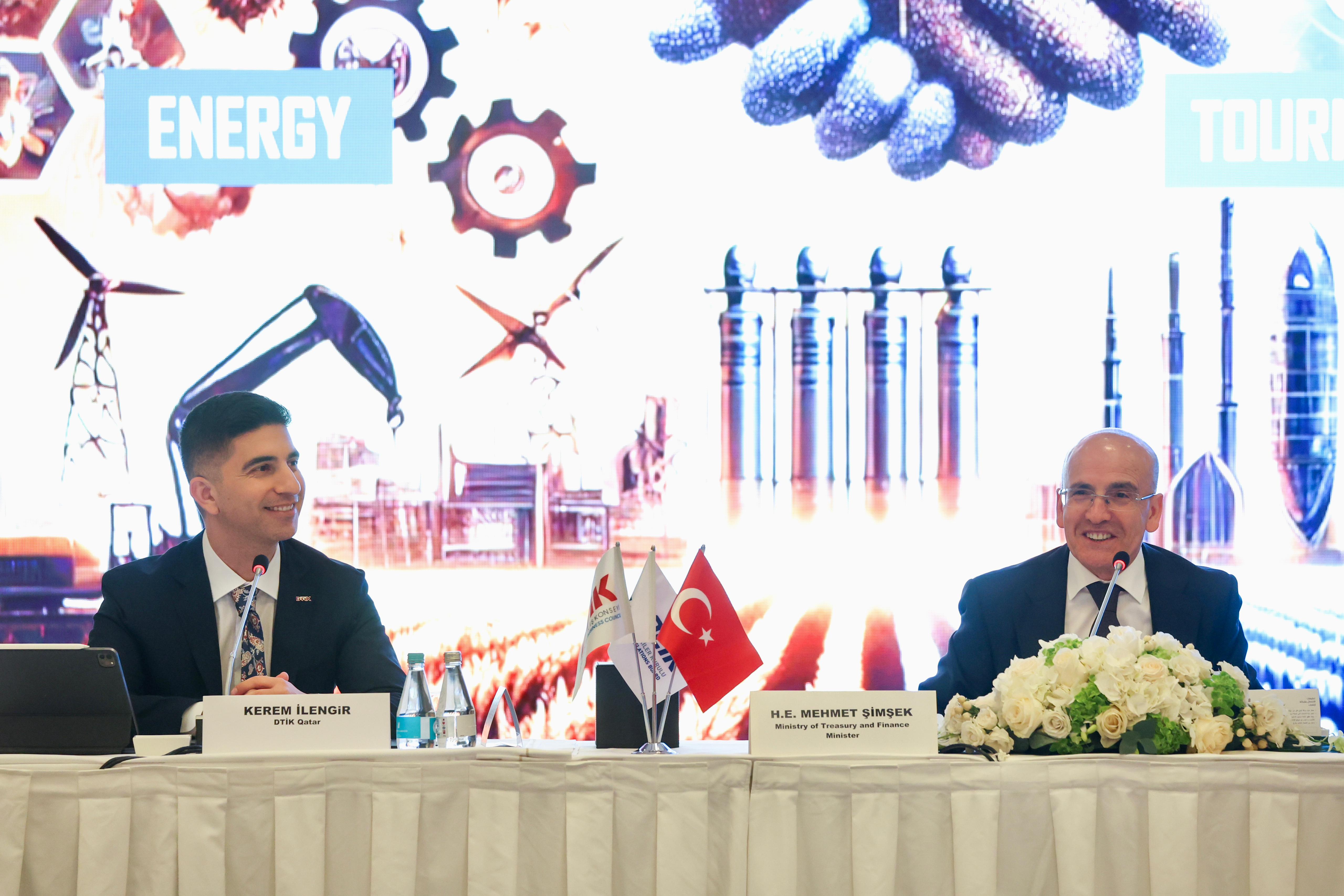 Kerem İlengir Hosts Turkish Finance Minister Mehmet Şimşek in Doha for Strategic Investment Dialogue
